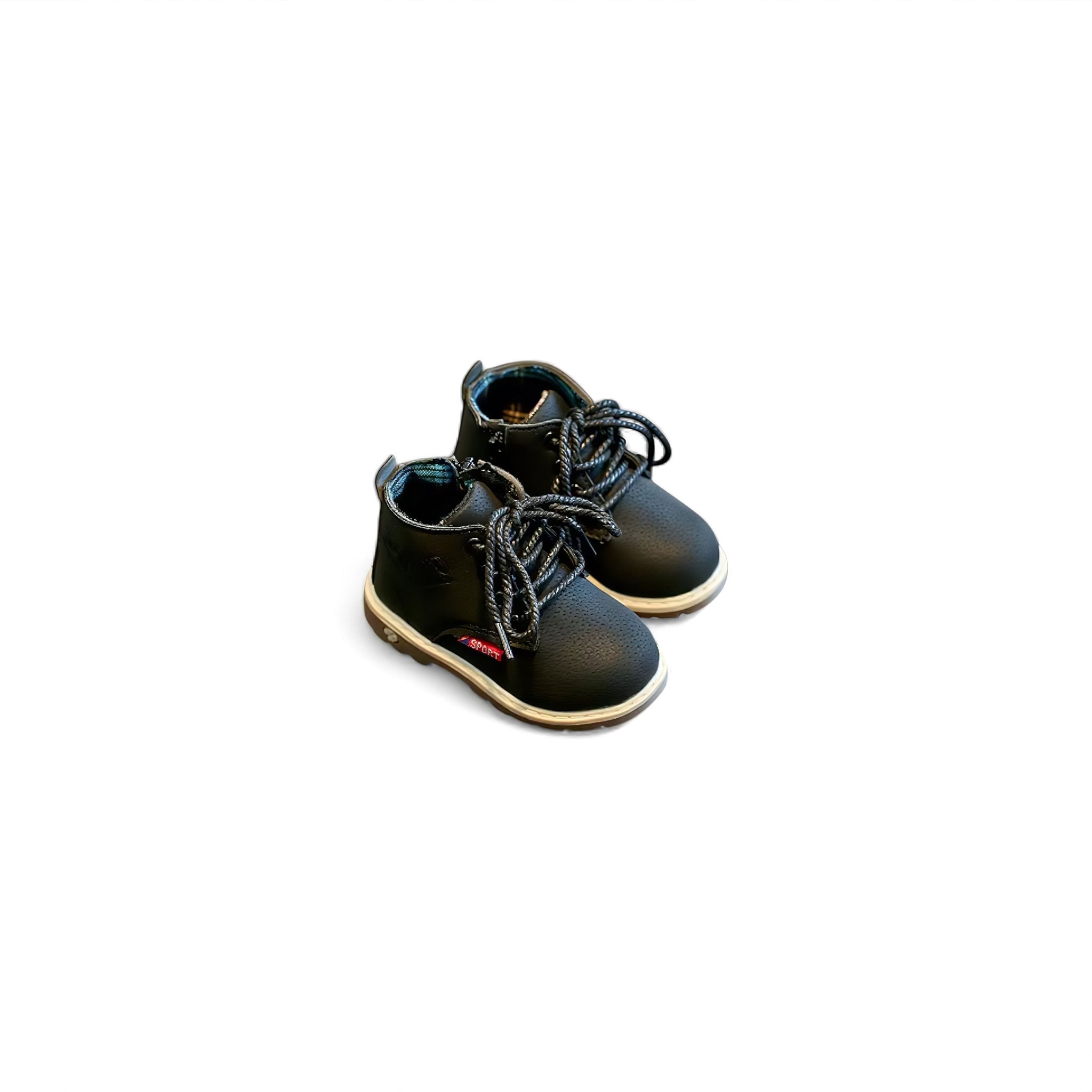 Suede Step Boots (JS) image are updated/added Shoes + Socks Baby Boujee Black 4.7" (12cm) 