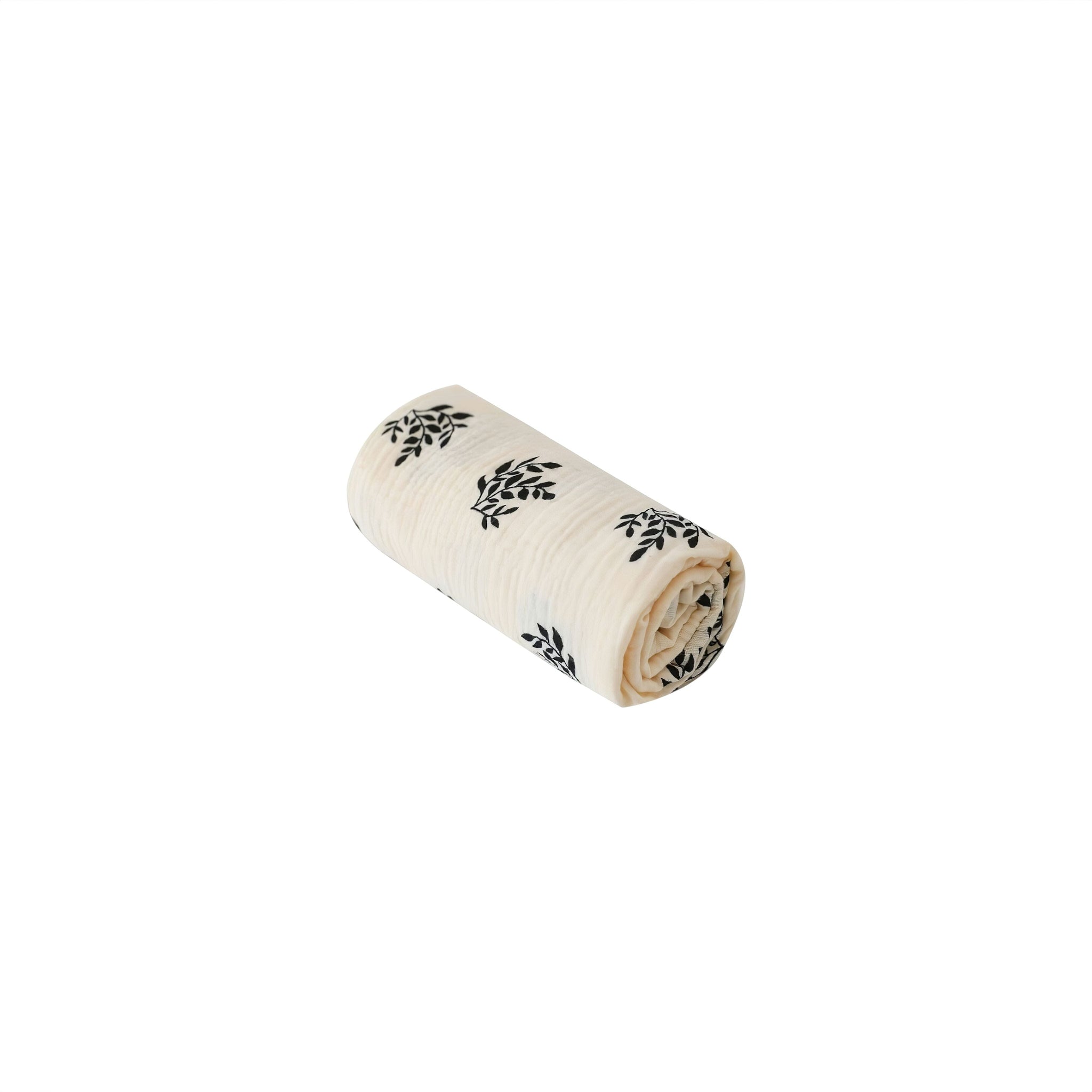 Gentle Crinkle Swaddle (JS) Baby Boujee Small Leaves 