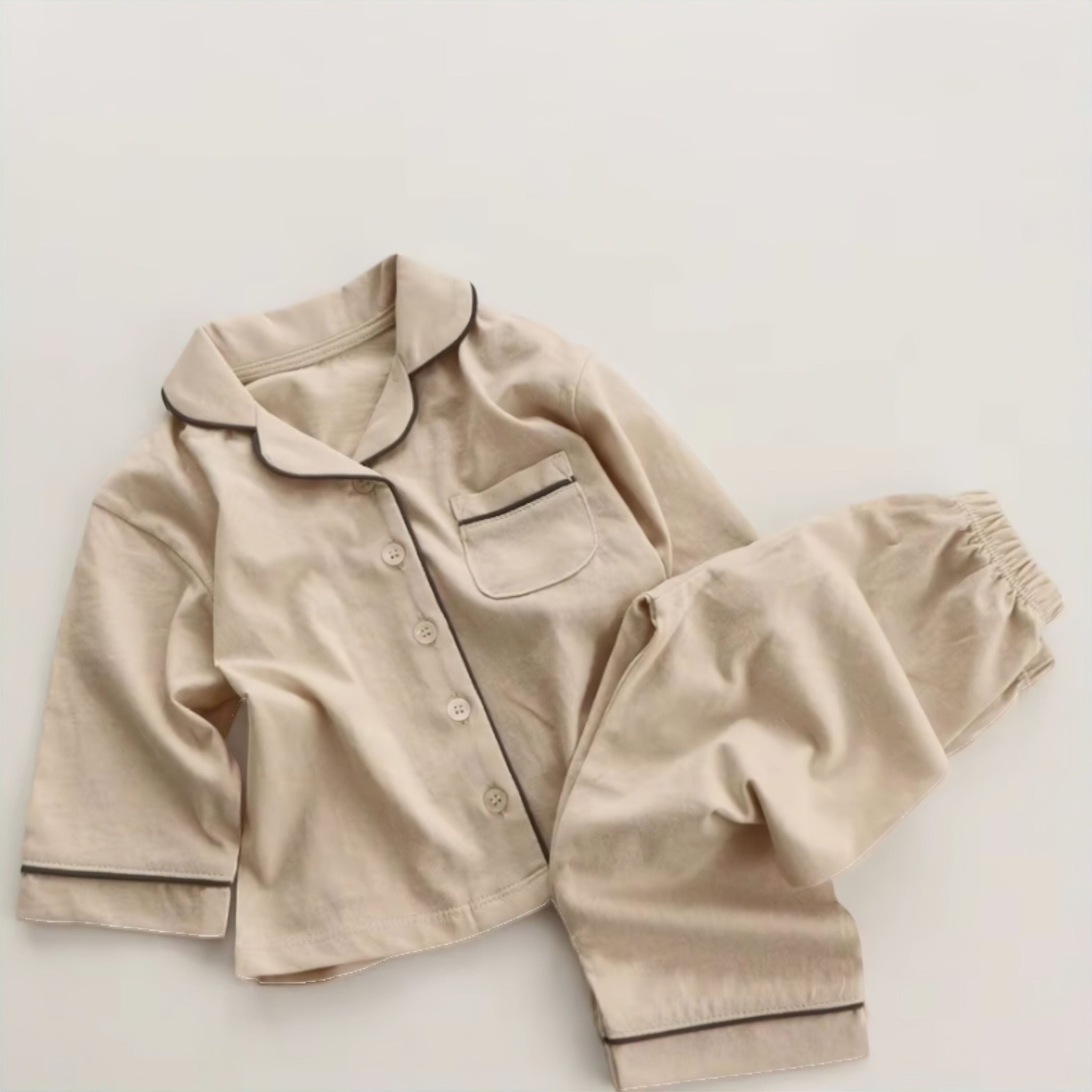 Comfy Nap Outfit (JS) WB for variants will look unprofessional (images are cropped) Baby Boujee Beige 6-12M 
