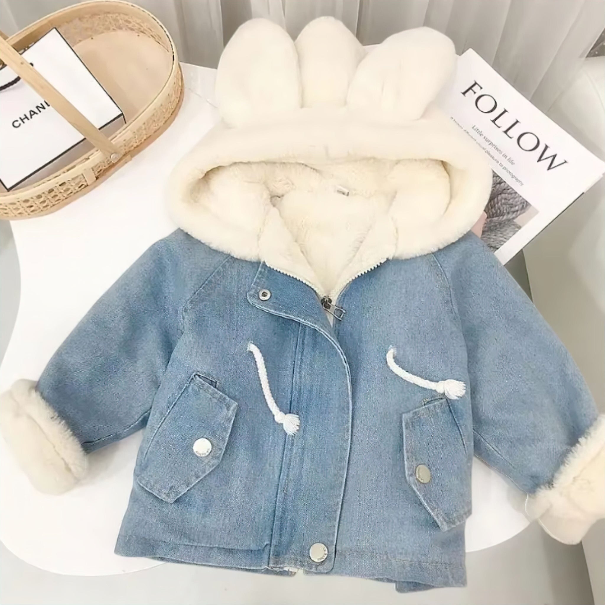 Bunny Denim Coat (JS) Baby Boujee 
