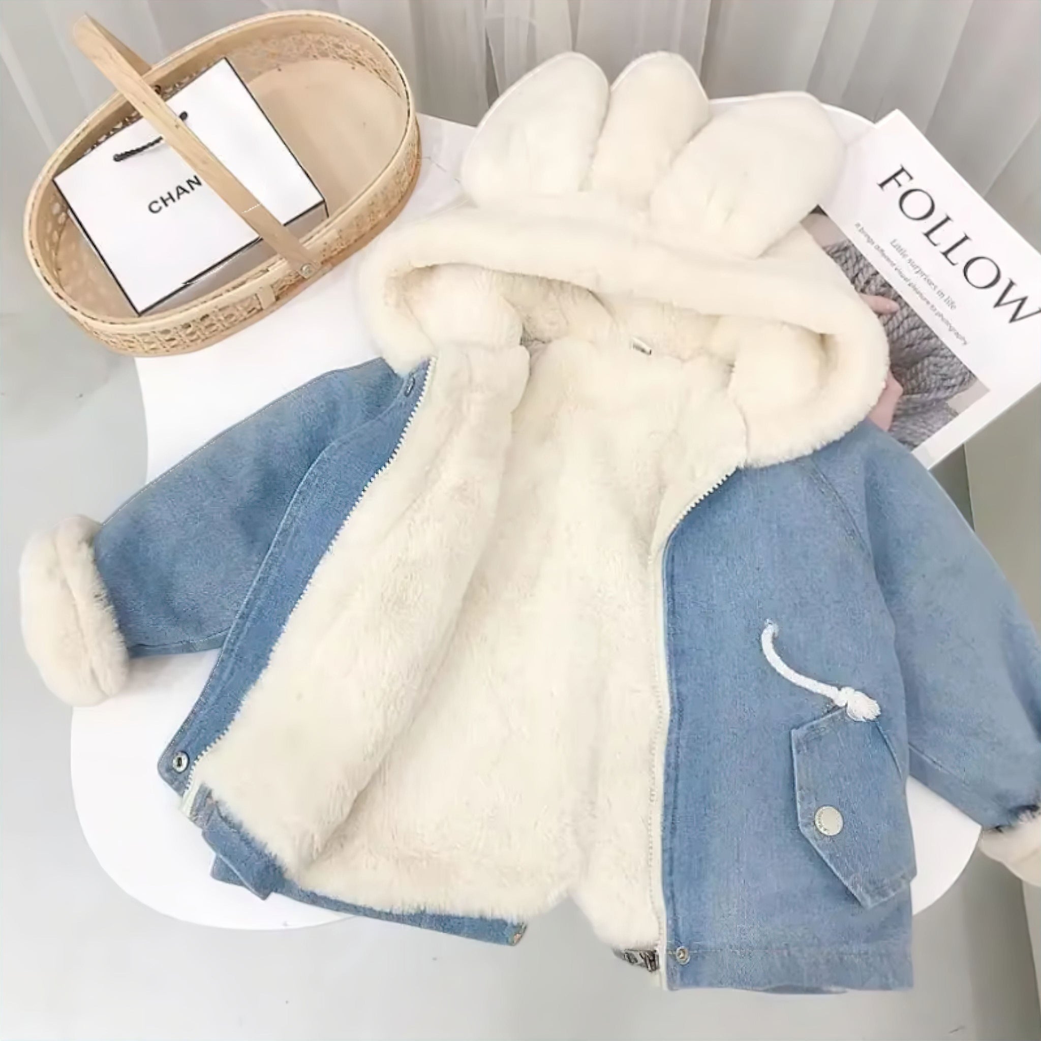 Bunny Denim Coat (JS) Baby Boujee 