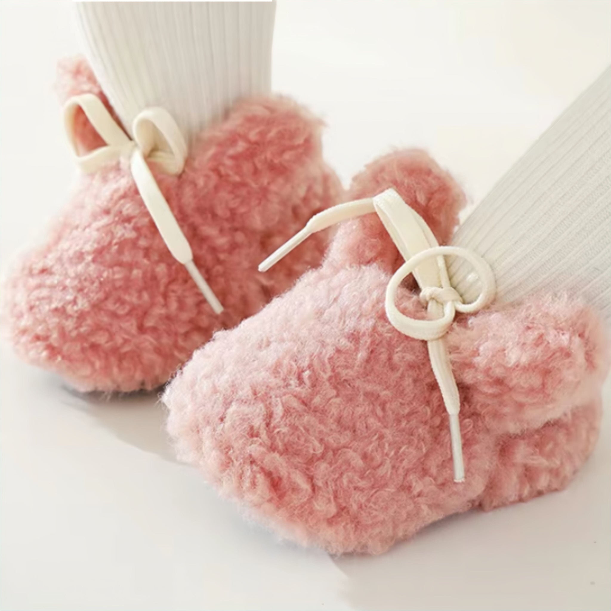 Winter Baby Moccasin Booties (JS) WB image updated Shoes + Socks Baby Boujee 