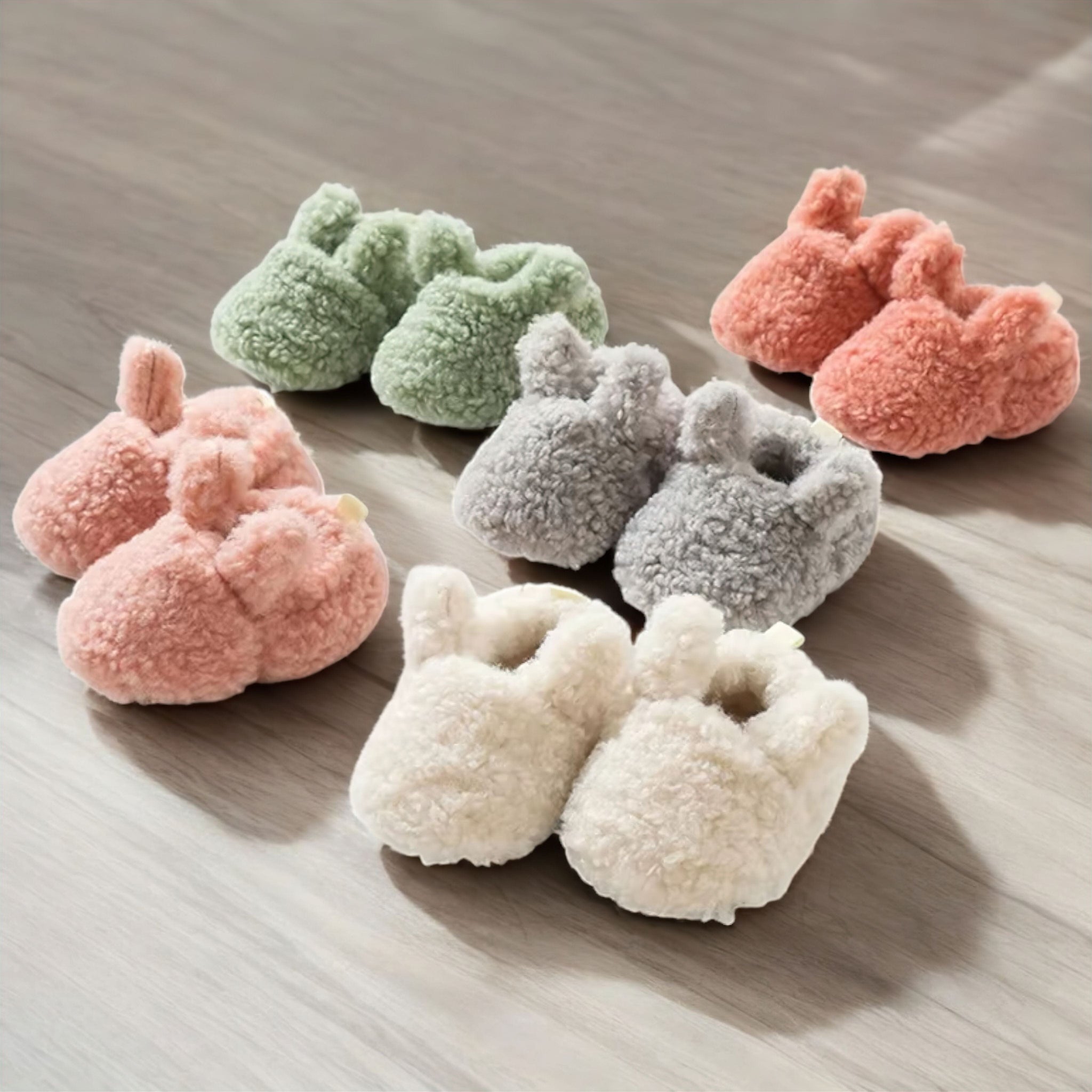 Winter Baby Moccasin Booties (JS) WB image updated Shoes + Socks Baby Boujee 