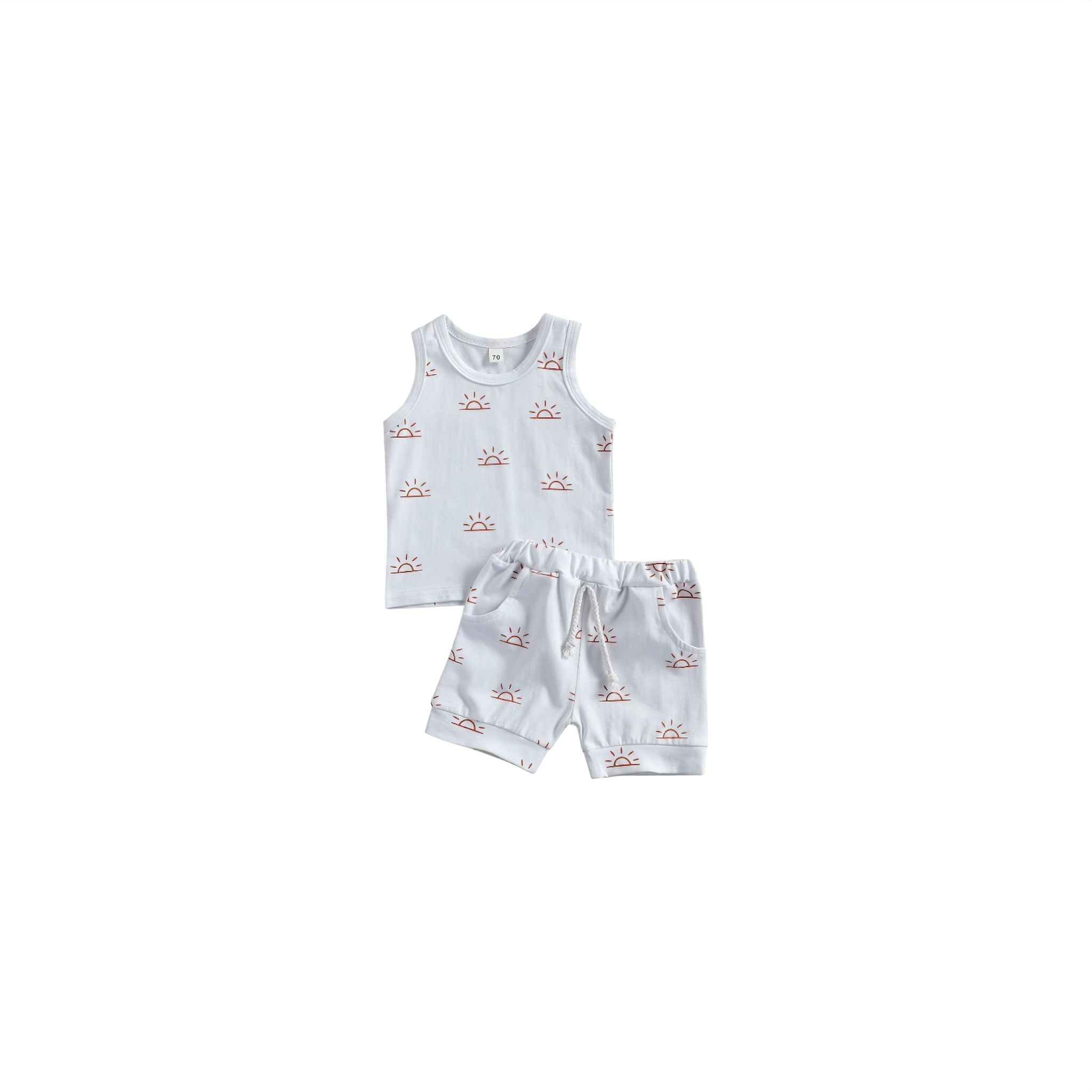 Lil Cool Set Baby Boujee White 3-6M 