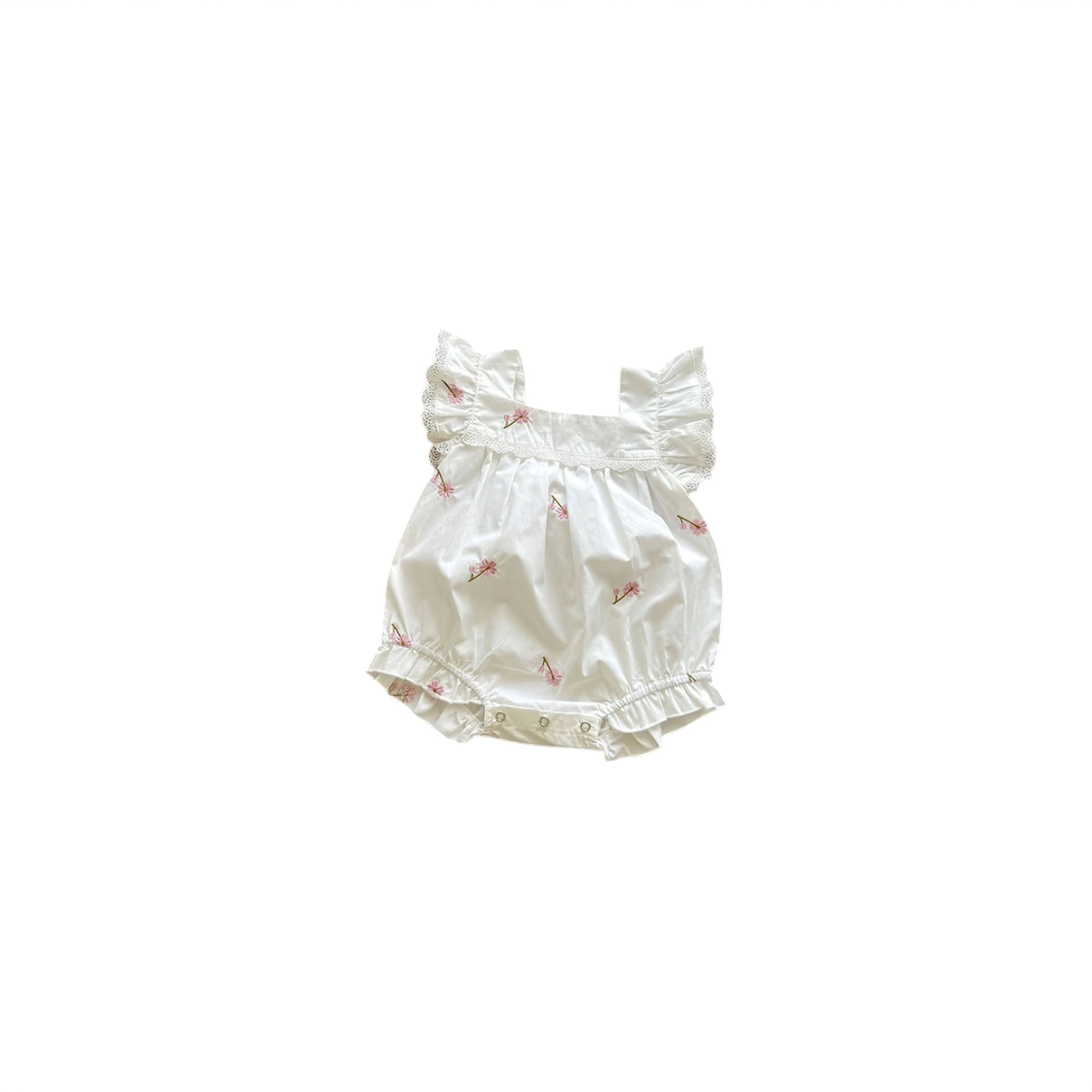 Baby Bloom Bodysuit Baby Boujee White 3-6M 