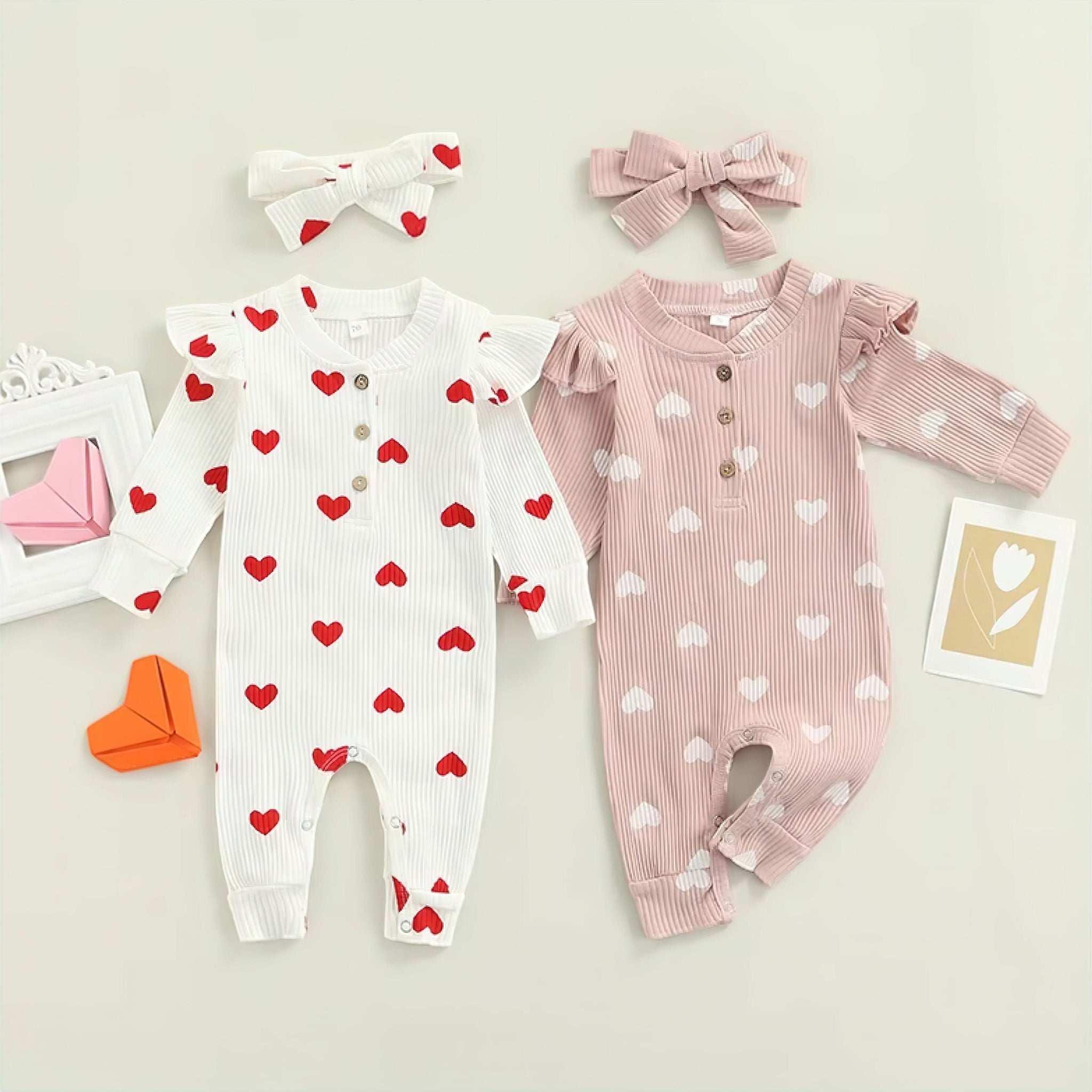 Sweet Heart Romper Baby Boujee 