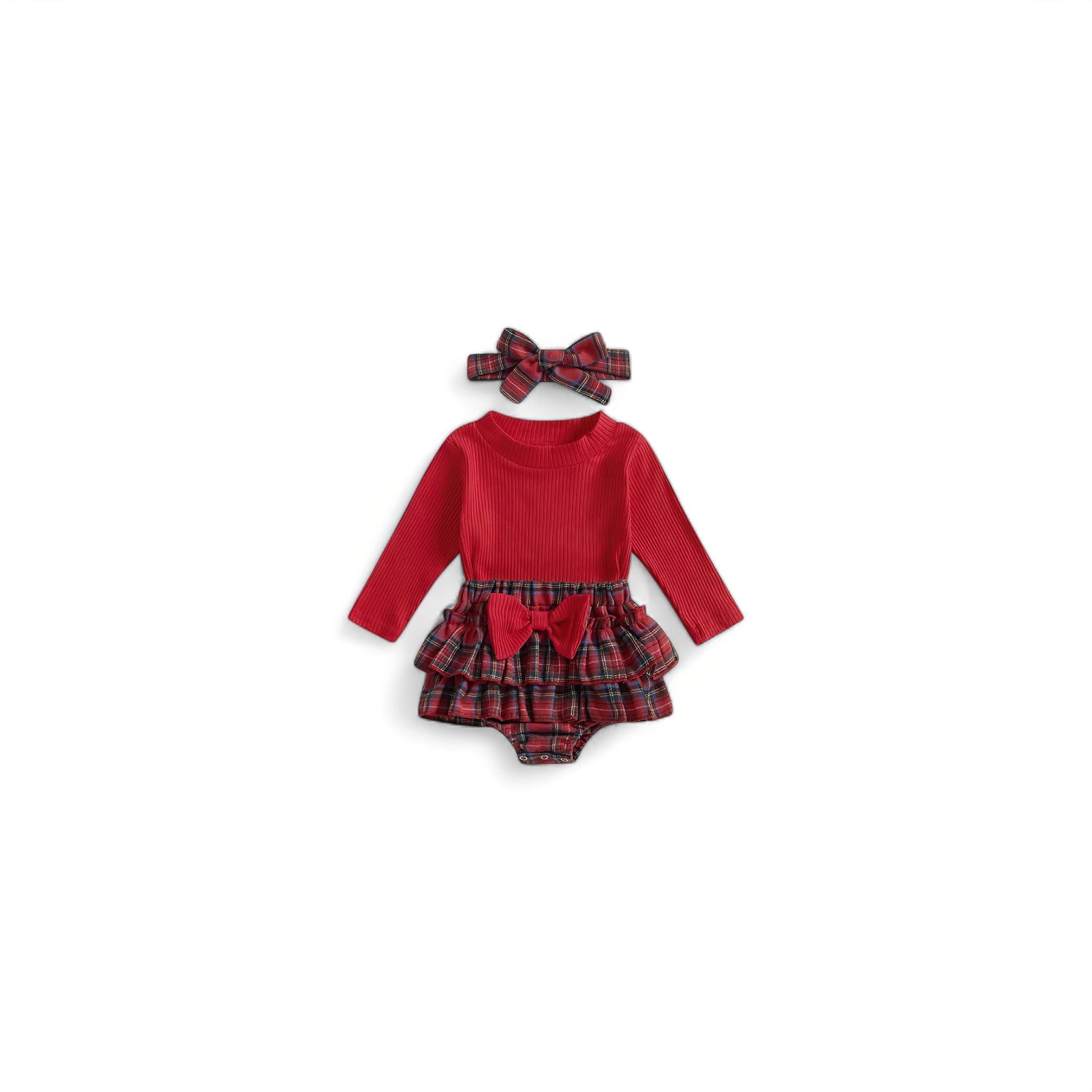 Little Jolly Set Baby Boujee Red 0-3M 