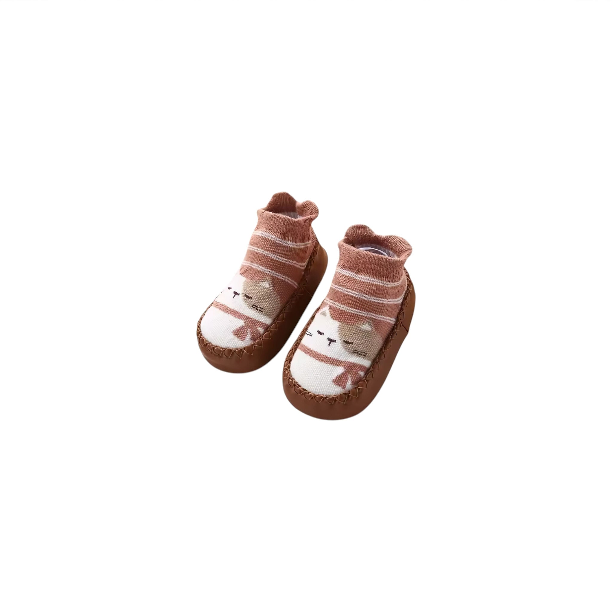 Little Grip Socks Baby Boujee Brown 4.7" (12cm) 