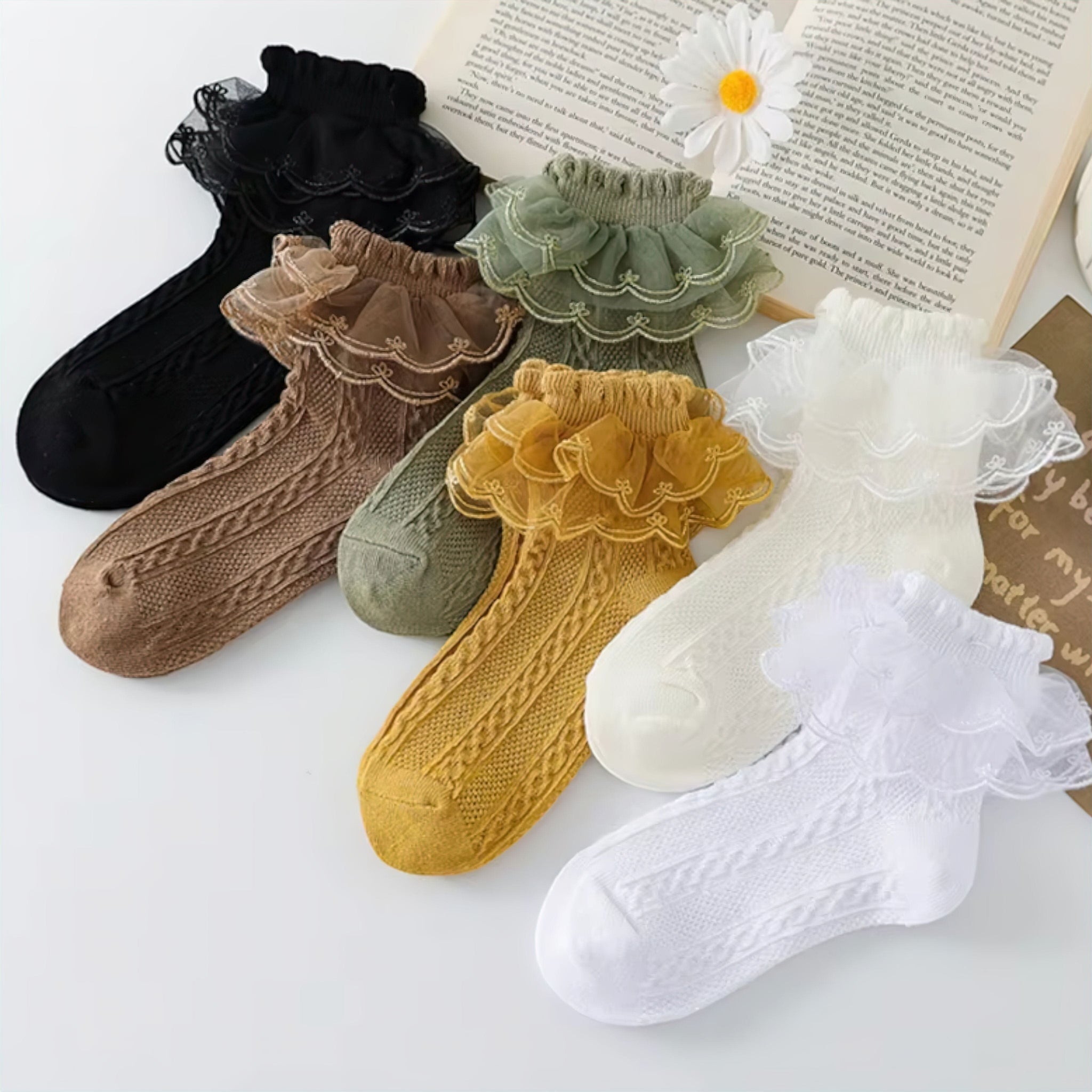 Lace Toes Socks Baby Boujee 