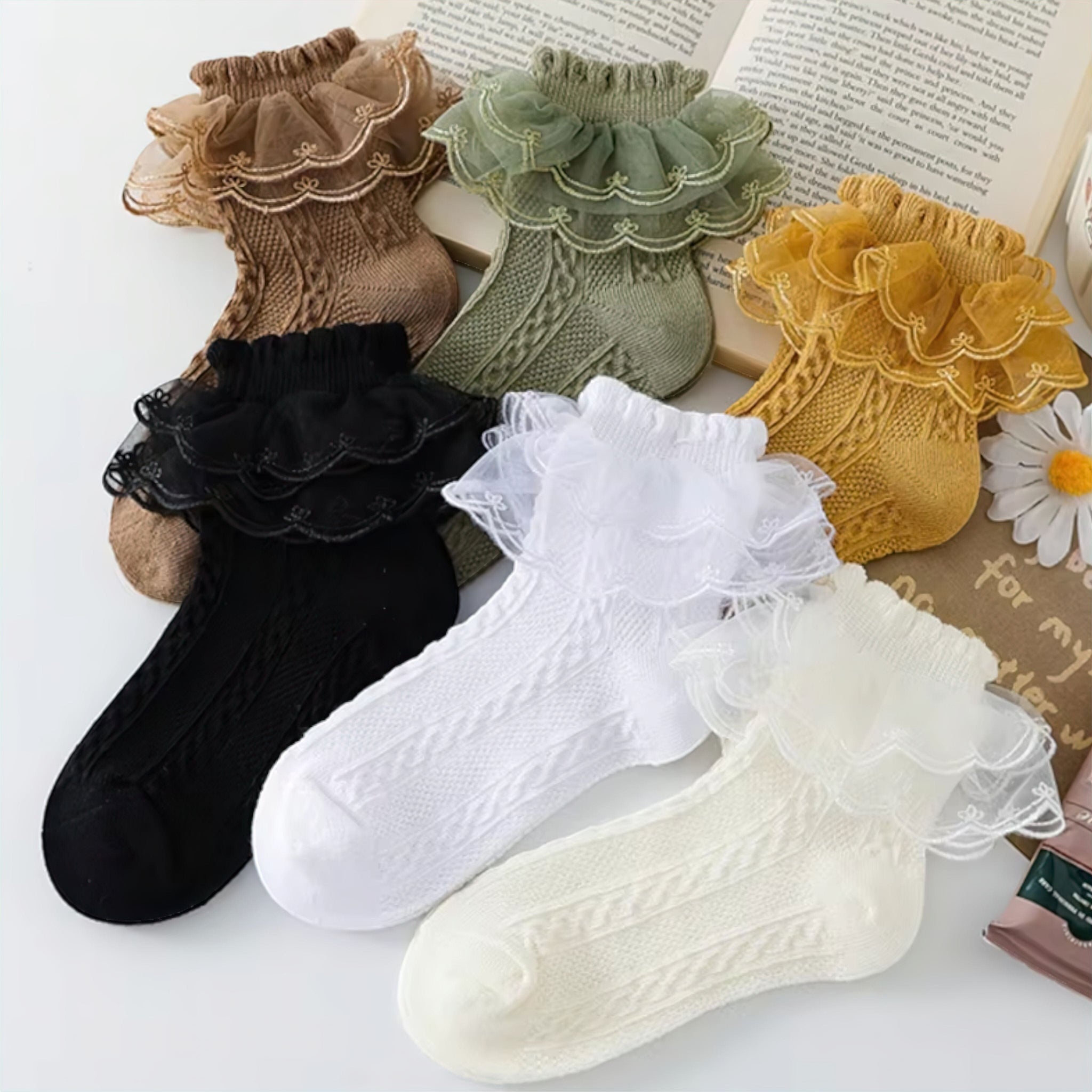 Lace Toes Socks Baby Boujee 