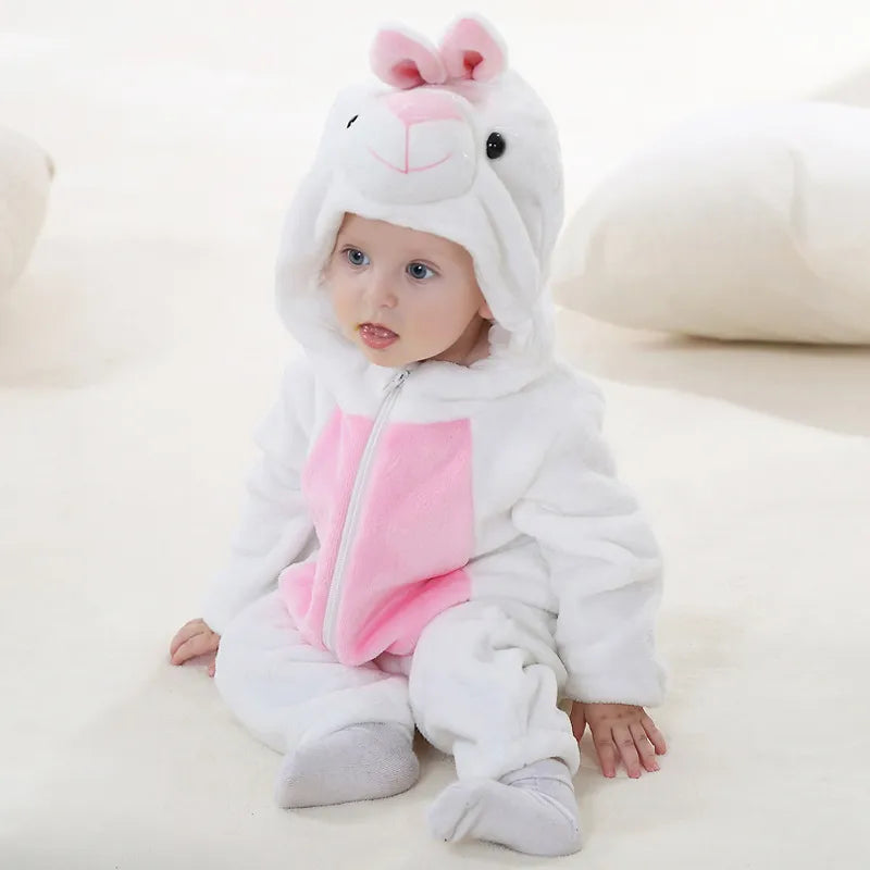 Cozy Critter Romper Baby Boujee 