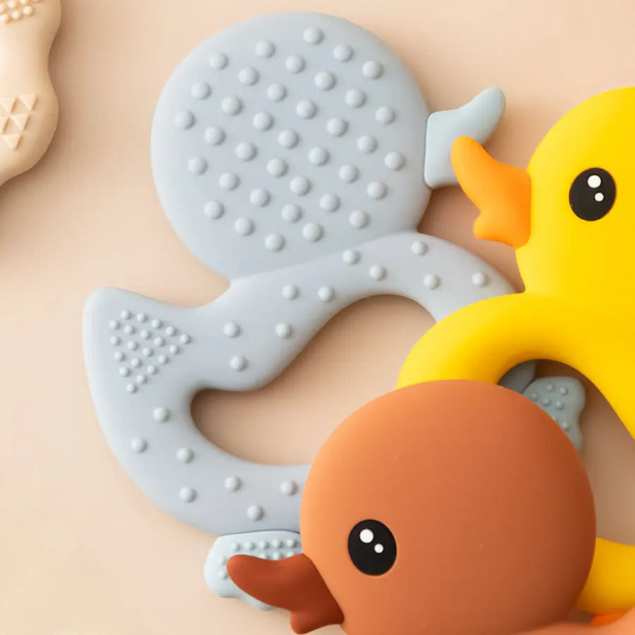 Duck Silicone Teether Accessories + Essentials Baby Boujee 