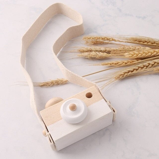 Tiny Lens Wooden Camera Gifts + Toys Baby Boujee White 