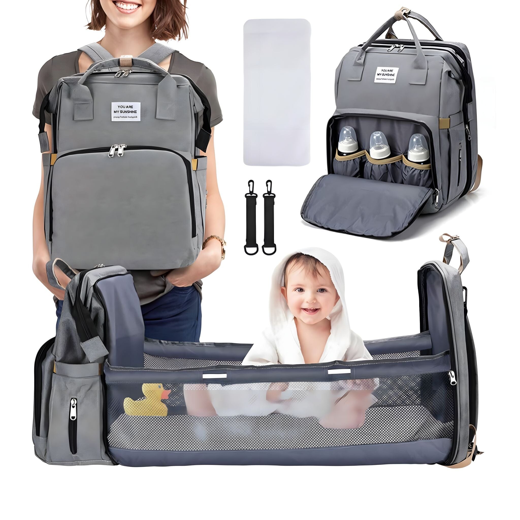 Elite Expandable Mommy Bag Accessories + Essentials Baby Boujee 