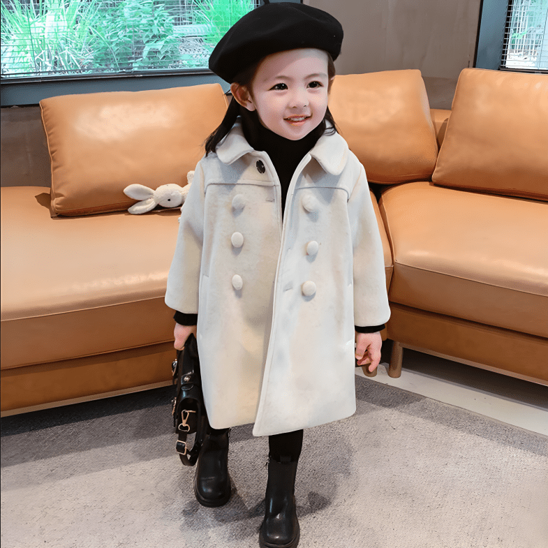 Darling Double Breasted Coat Girls Clothing Baby Boujee 