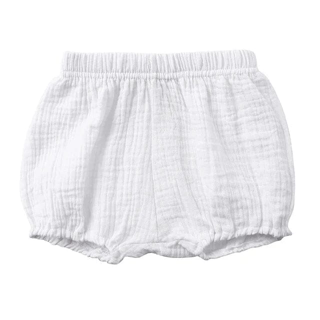 Summer Cotton Bloomers Delight Unisex Clothing Baby Boujee White 6M 