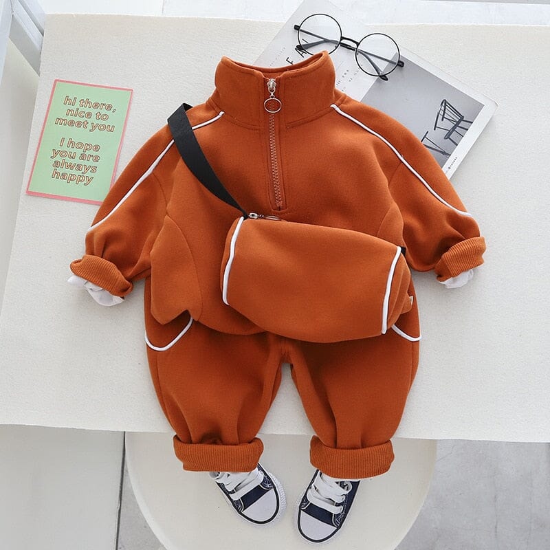 Groove Gear Set Boys Clothing Baby Boujee Caramel Brown 9-12M 