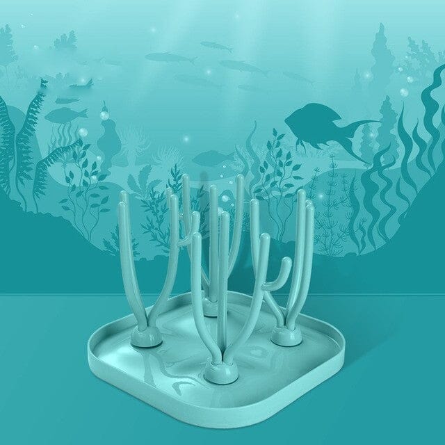 Baby Bottle Drying Rack Accessories + Essentials Baby Boujee Ocean Blue 