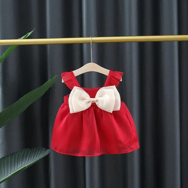 Sweet Baby Party Dress Girls Clothing Baby Boujee Red 9-12M 