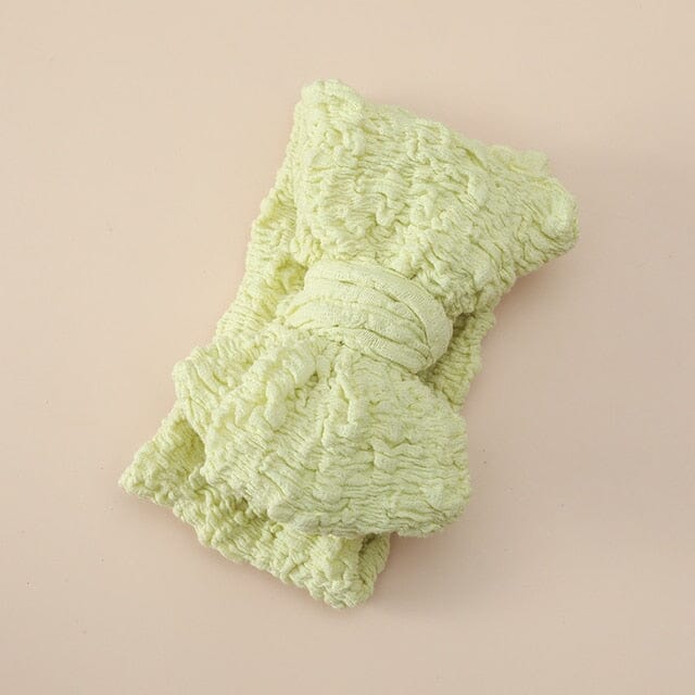 Big Bows Headband Accessories + Essentials Baby Boujee Lime Green 