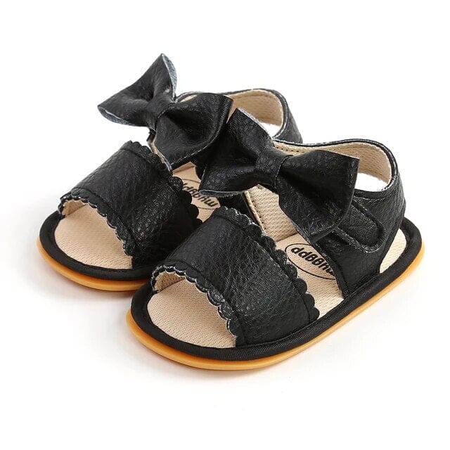 Bowtiful Steps (JS) Baby Boujee Black 0-6M 