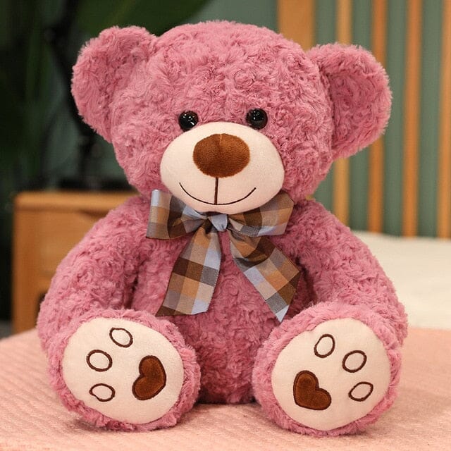 Bow Teddy Bear Gifts + Toys Baby Boujee 80cm (31.5") Purple 