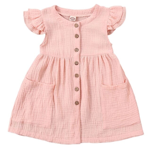 Sunshine Blossom Dress Girls Clothing Baby Boujee Pink 2T 