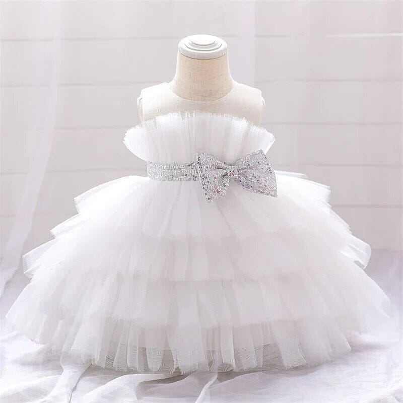 Princess Summer Dress Girls Clothing Baby Boujee White 2-3Y 