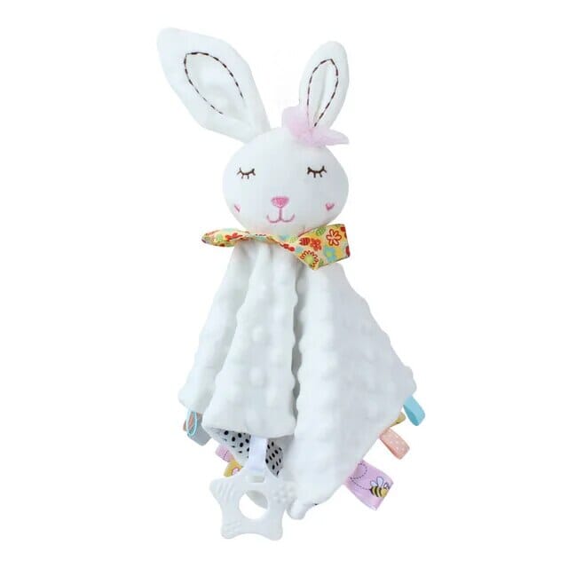 Taggie Snuggle Toy Gifts + Toys Baby Boujee White Rabbit 