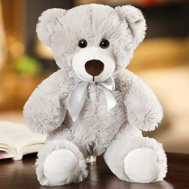 Rainbow Bow Bear Gifts + Toys Baby Boujee 13.7" (35cm) Grey 