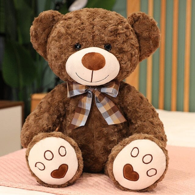 Bow Teddy Bear Gifts + Toys Baby Boujee 80cm (31.5") Brown 