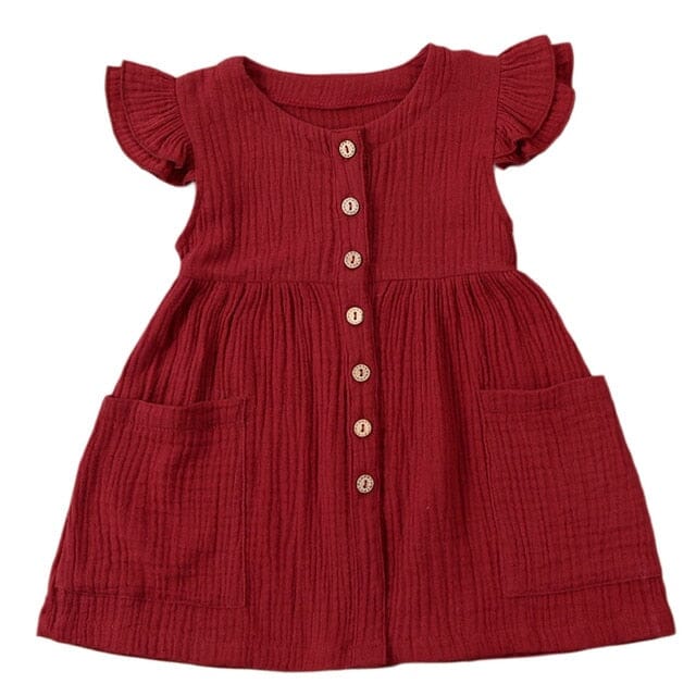Sunshine Blossom Dress Girls Clothing Baby Boujee Red 2T 