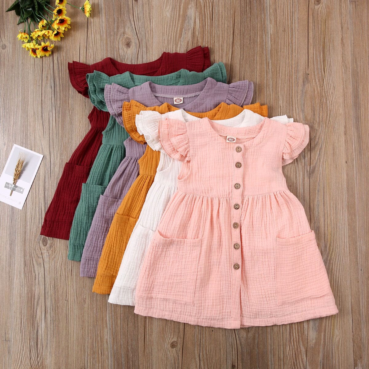 Sunshine Blossom Dress Girls Clothing Baby Boujee 